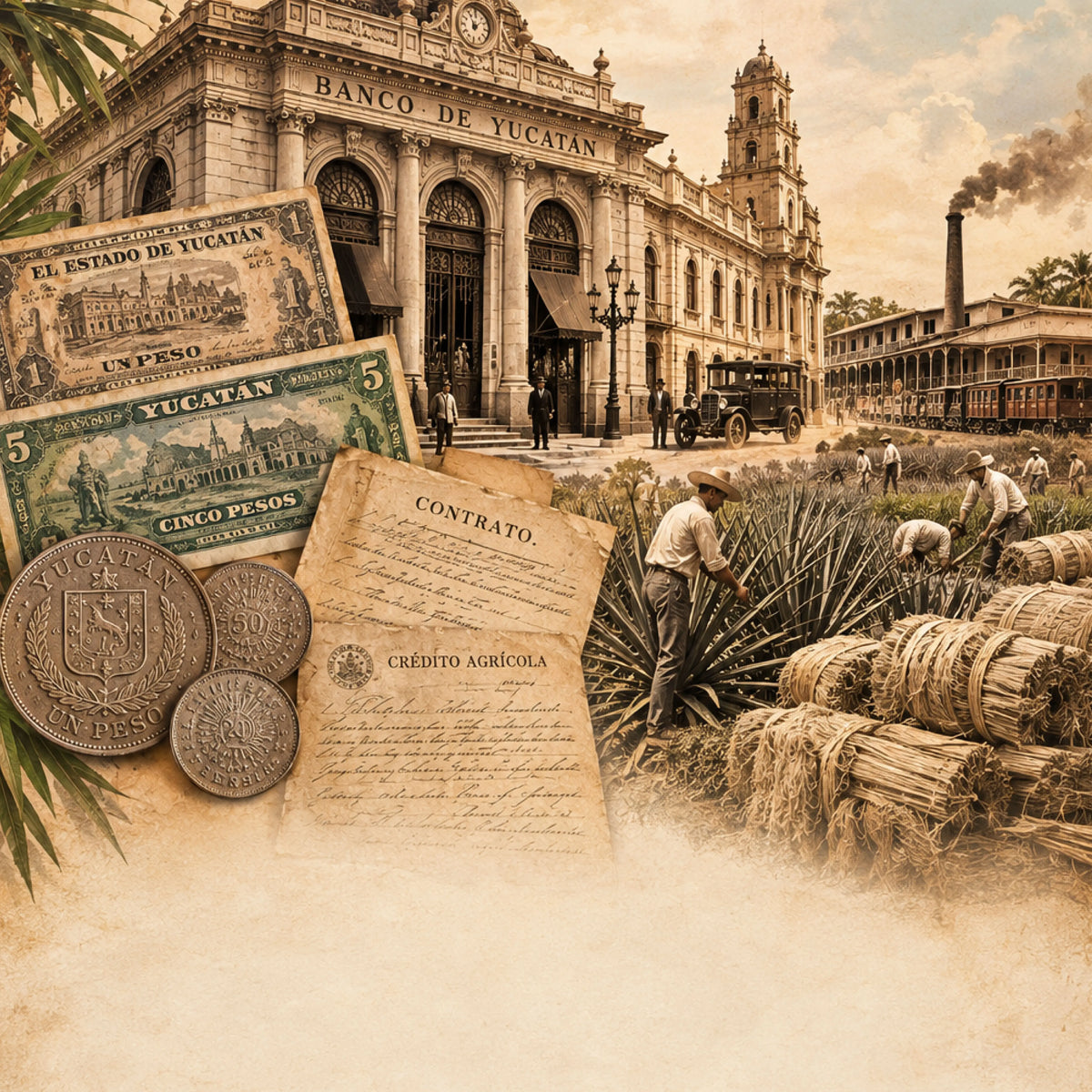 Ciclo de talleres 2: Ecos de la bonanza Henequén, banca y moneda en Yucatán durante el Porfiriato